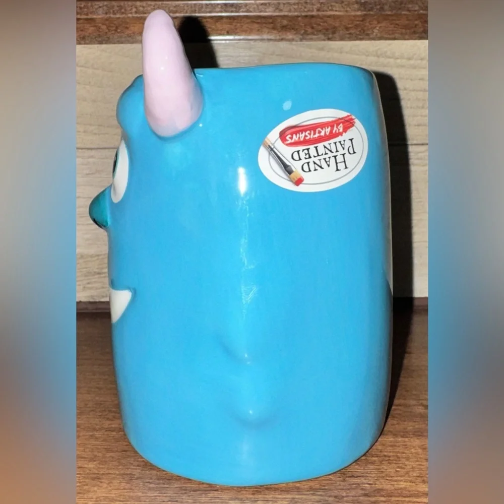 Super Cute 🥰 Disney Pixar Monsters Inc Sully  face with horns 😈 3D design Mug - Picture 7 of 11